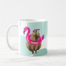 Search for pool party mugs Pink flamingo