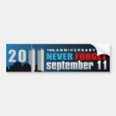 Search for forget bumper stickers september 11th
