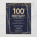 Search for 100th birthday invitations Stylish