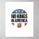 Search for vintage patriotic posters No kings in america