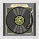 Search for turntable invitations Vintage