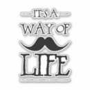 Search for hipster moustache stickers Black