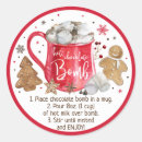 Search for hot chocolate stickers Hot cocoa bomb