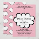 Search for clouds christening invitations Modern