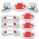 Search for rose tattoos stickers Vintage