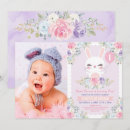 Search for bunny tea party invitations Floral