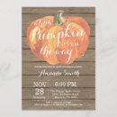Search for october baby shower invitations Our little pumpkin