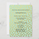 Search for mint and gold bridal shower invitations Chic