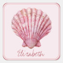 Search for pink seashell stickers Tropical