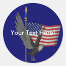 Search for us eagle stickers Flag
