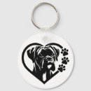 Search for boxer key rings Dog lover