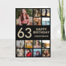Search for 63rd birthday cards Sixty third birthday