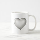 Search for silver heart mugs 25th anniversary