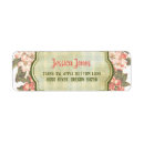 Search for plaid return address labels Vintage