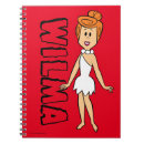 Search for hanna barbera notebooks Wilma flintstone