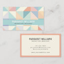 Search for geometric business cards Colourful