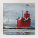 Search for michigan lighthouse puzzles Nautical