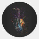 Search for wind instruments stickers Saxophone