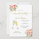 Search for floral brunch bridal shower invitations Champagne