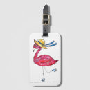 Search for pink flamingo luggage tags Cute