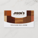 Search for floors business cards Wooden