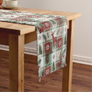Search for christmas plaid table runners Red