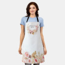 Search for kitchen bridal shower aprons Watercolor floral