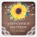 Search for sunflower wedding stickers Lace