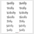 Search for day week stickers Wednesday