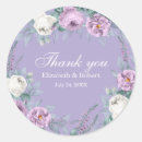 Search for lavender flower wedding stickers Floral