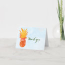 Search for pineapple thank you cards Luau