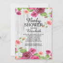Search for pink rose baby shower invitations Flowers