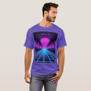 Search for synthwave tshirts Neon palm trees