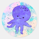 Search for blue octopus stickers Marine life