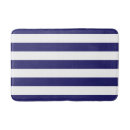Search for navy and white stripes bath mats Striped