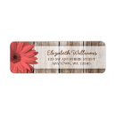 Search for daisy wedding return address labels Wood