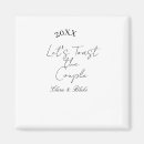 Search for toast magnets Calligraphy typography elegant romantic