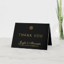 Search for black and gold wedding thank you cards Classy