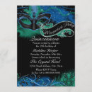 Search for blue masquerade mask invitations Party