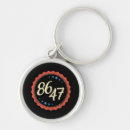Search for democracy rounded key rings Funny