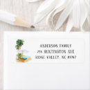 Search for beach chair return address labels Tropical