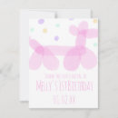 Search for birthday party rsvp cards Pink