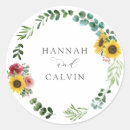 Search for sunflower wedding stickers Eucalyptus