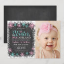 Search for chalkboard 1st birthday invitations Pink