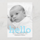 Search for chic birth announcement cards Blue