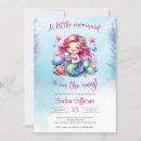 Search for little mermaid on the way invitations Modern