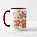 Search for romantic cats mugs Valentine