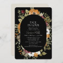 Search for black and ivory bridal shower invitations Floral