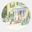 Search for old fashioned christmas stickers Xmas
