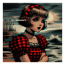 Search for retro girl art Classic